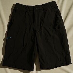 Men's Amazon Luly Yang Nylon Stretch Work Shorts Medium 30 Black